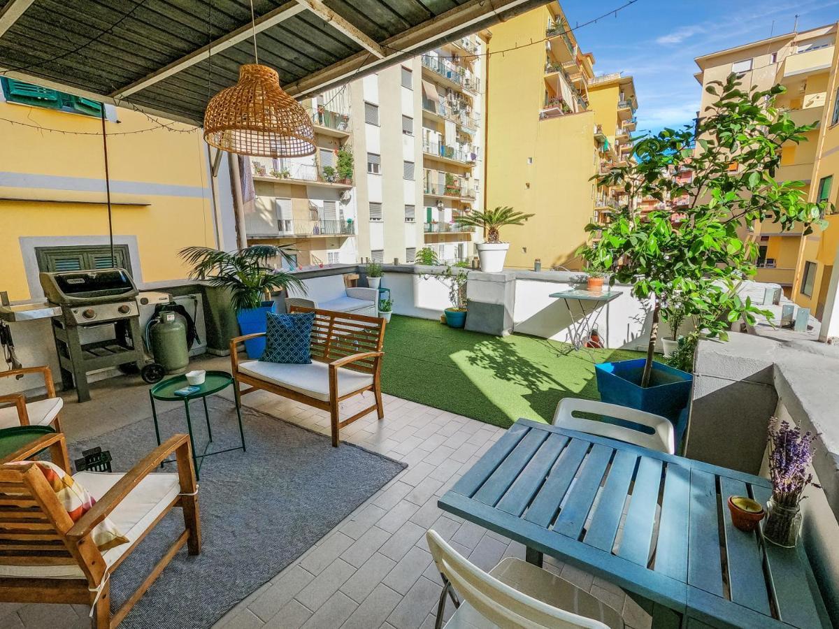 Apartamento La Casa Azul Nápoles Exterior foto