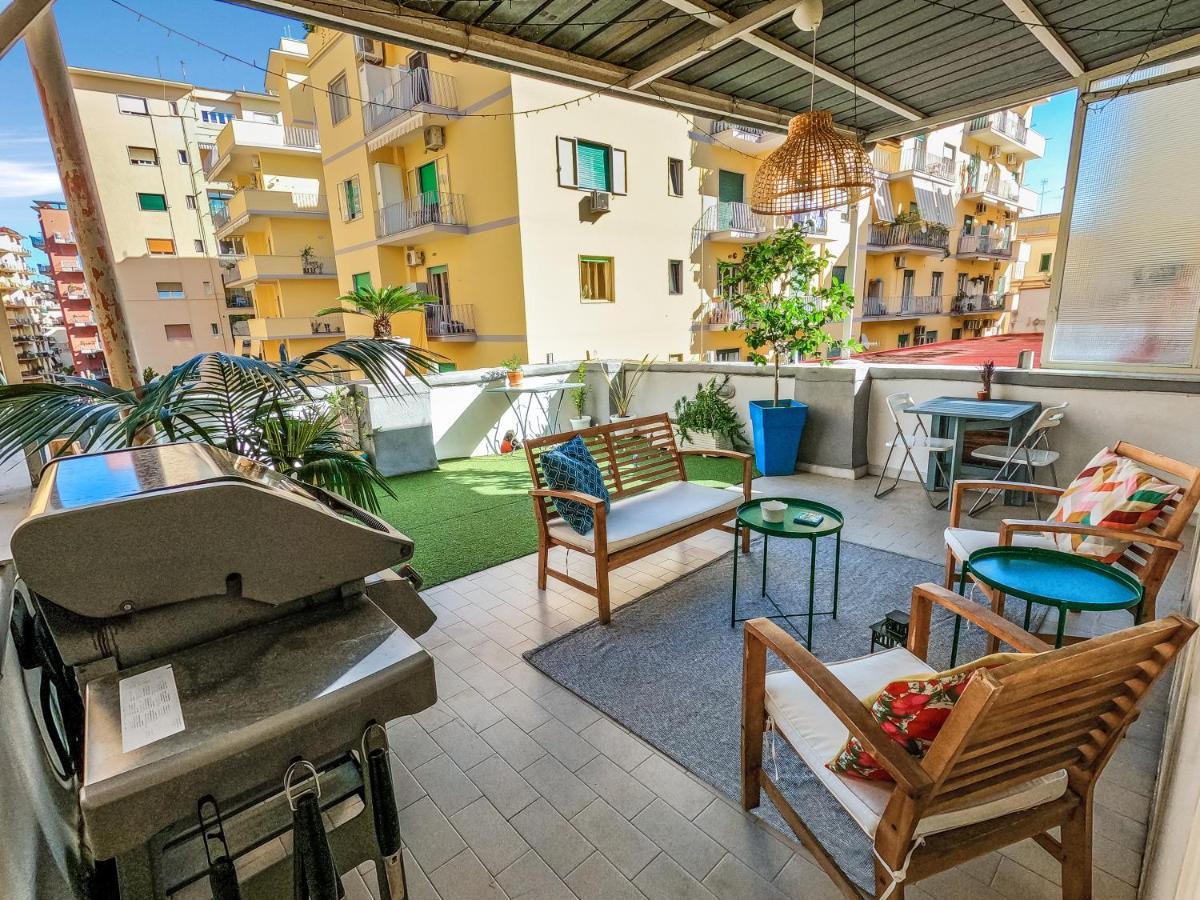 Apartamento La Casa Azul Nápoles Exterior foto